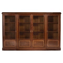 Libreria francese in mogano del XIX secolo