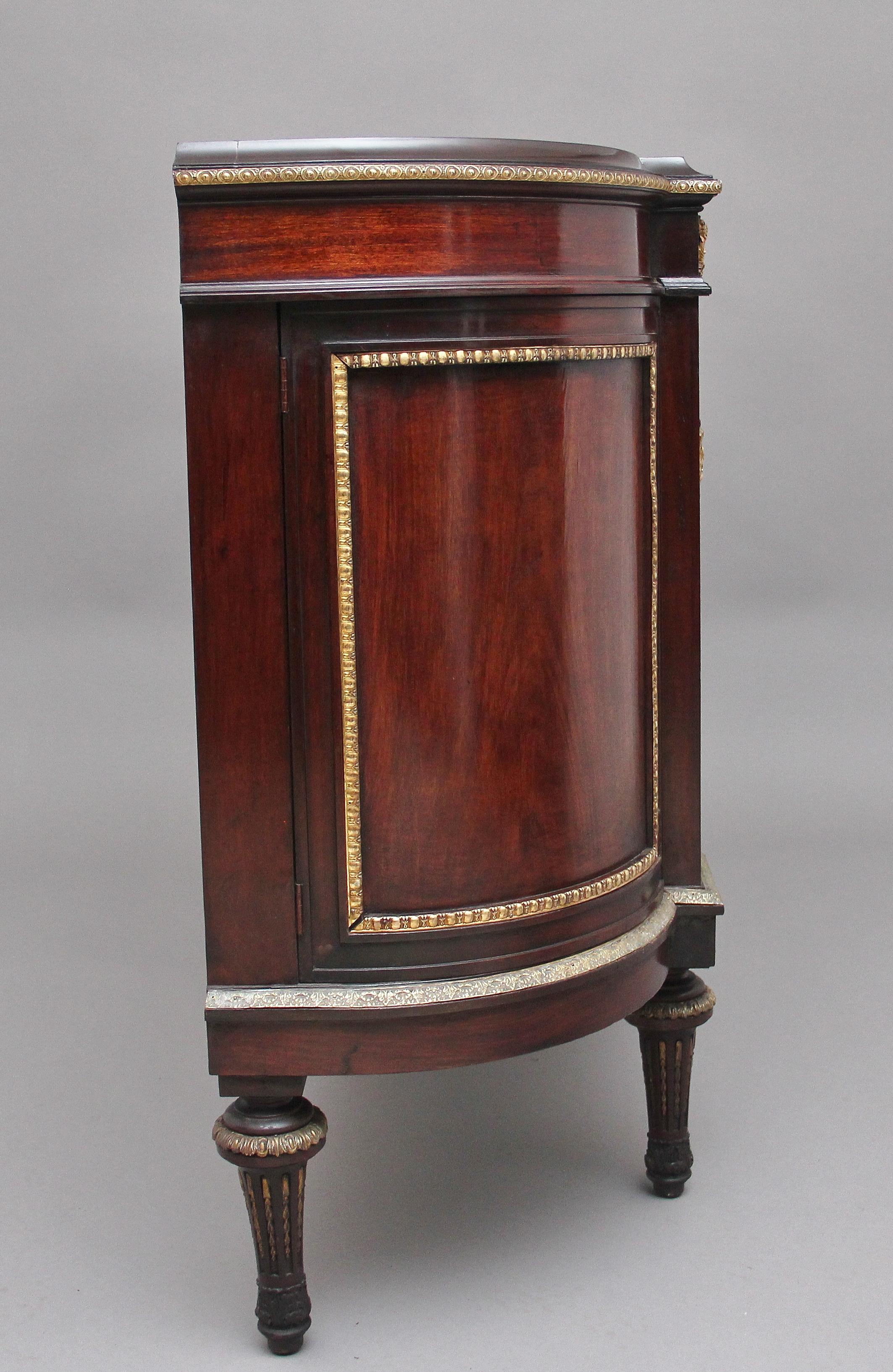 Late 19th Century 19th Century French Mahogany Cabinet