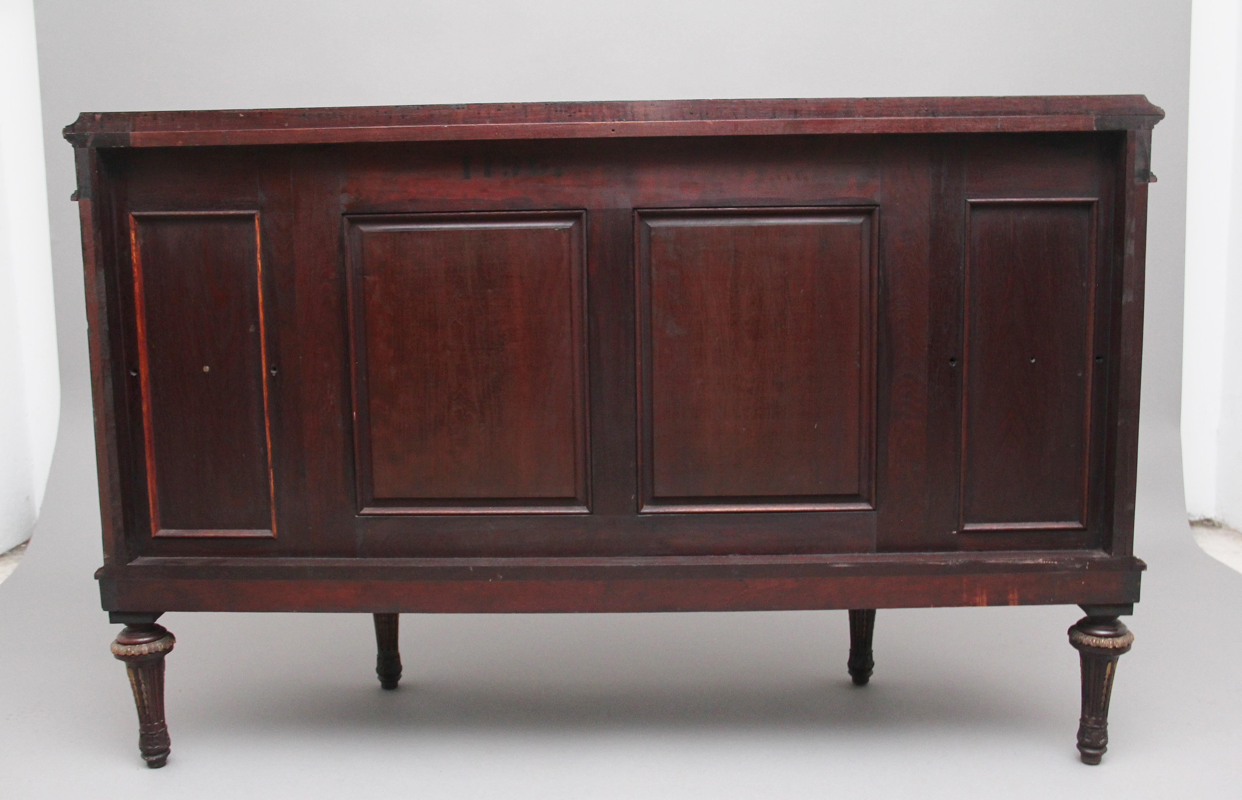 19th Century French Mahogany Cabinet 1