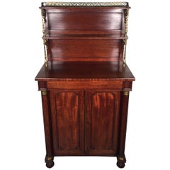 Antique 19th Century French Mahogany Chiffonier Server