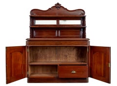 19th century French mahogany chiffonier sideboard