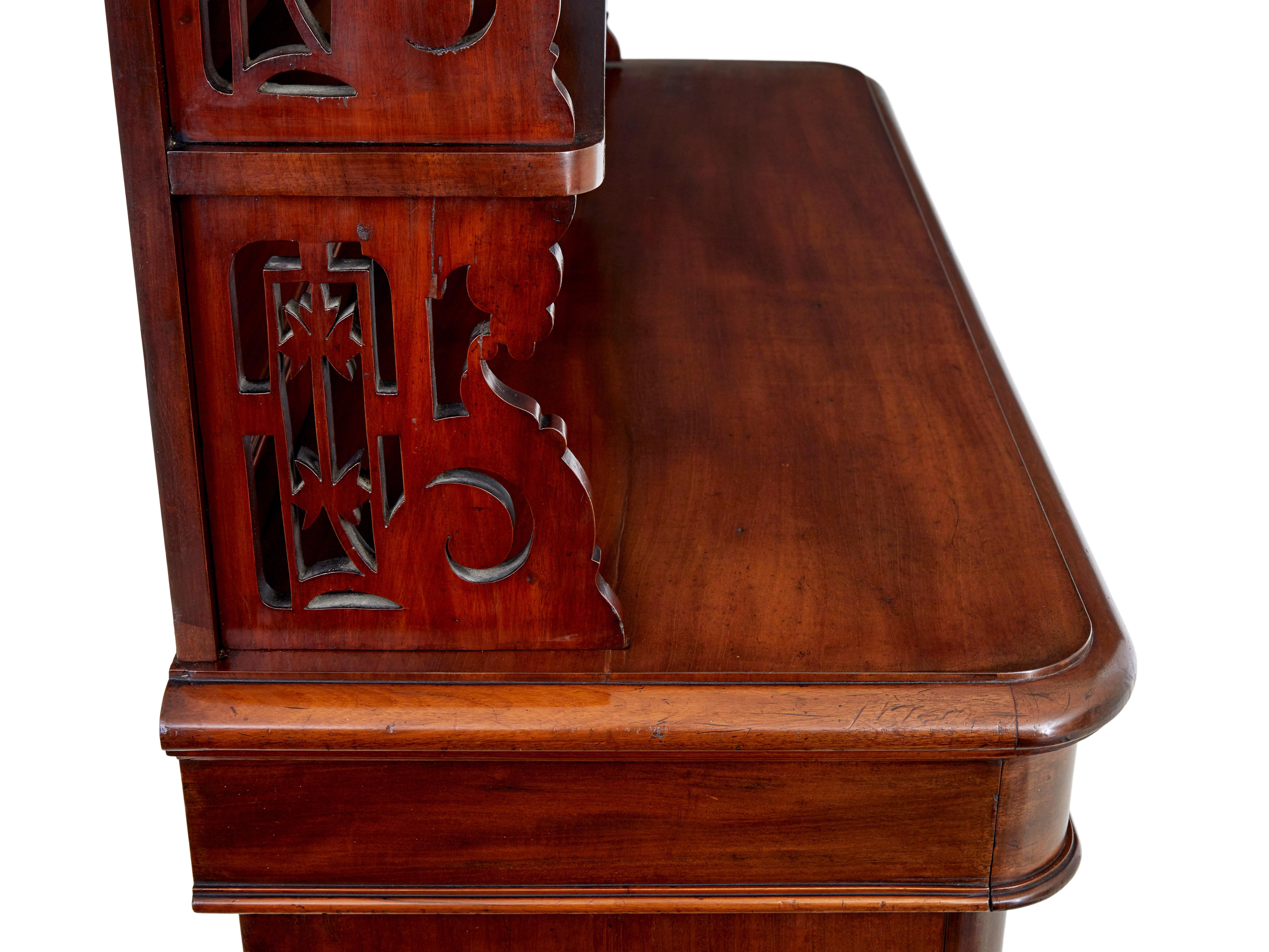 19th Century 19th century French mahogany chiffonier sideboard For Sale