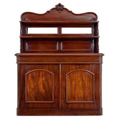 Antique 19th century French mahogany chiffonier sideboard