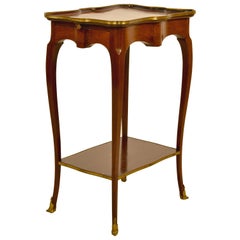 19th Century, French Mahogany Coffee Table by Escalier de Cristal
