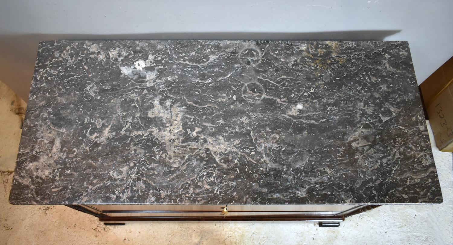 19th Century French Mahogany Commode Chest of Drawers For Sale 1