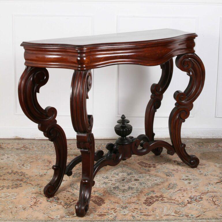 Louis Philippe 19th Century French Mahogany Console For Sale