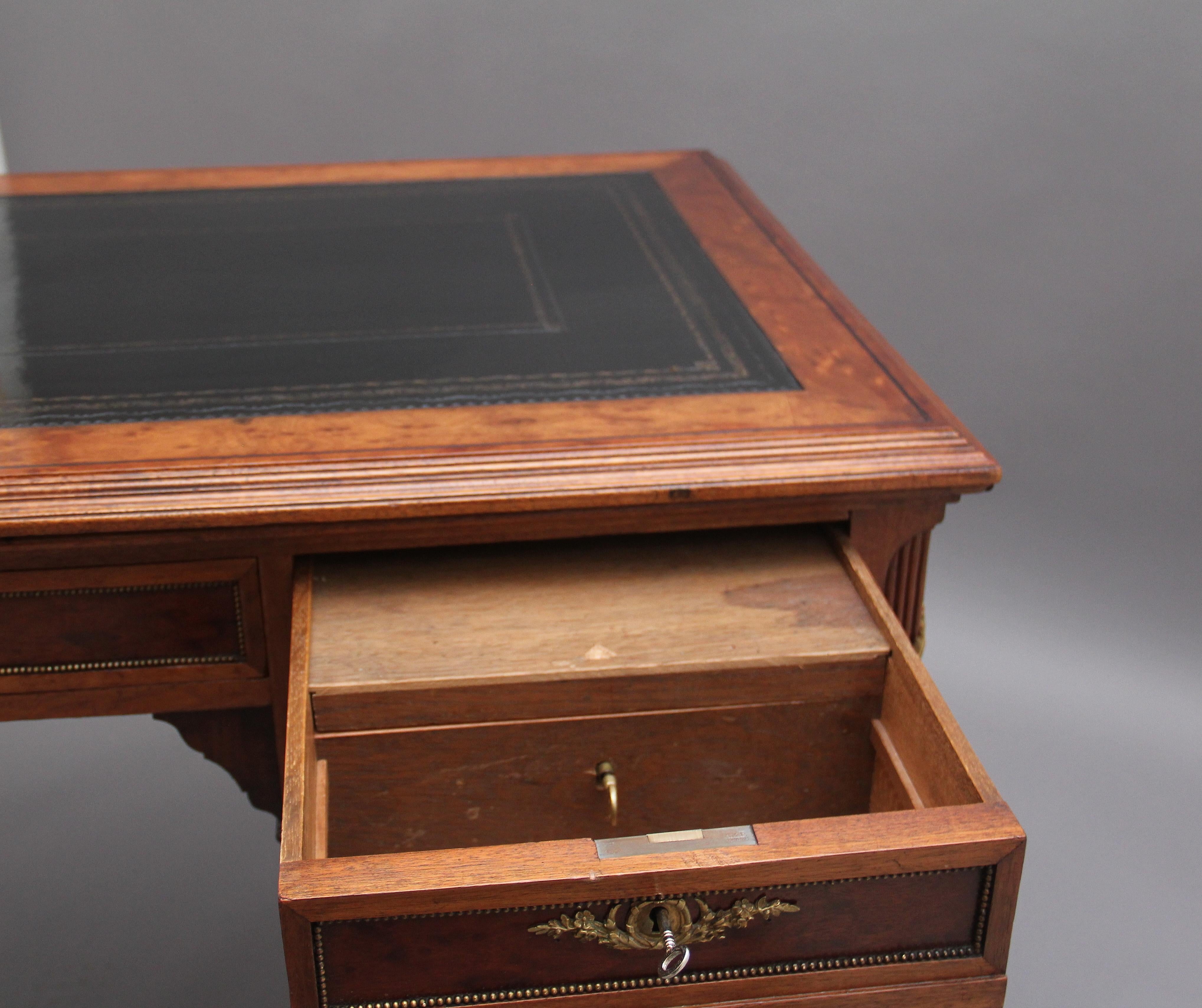 19th Century French Mahogany Directoire Writing Desk 9