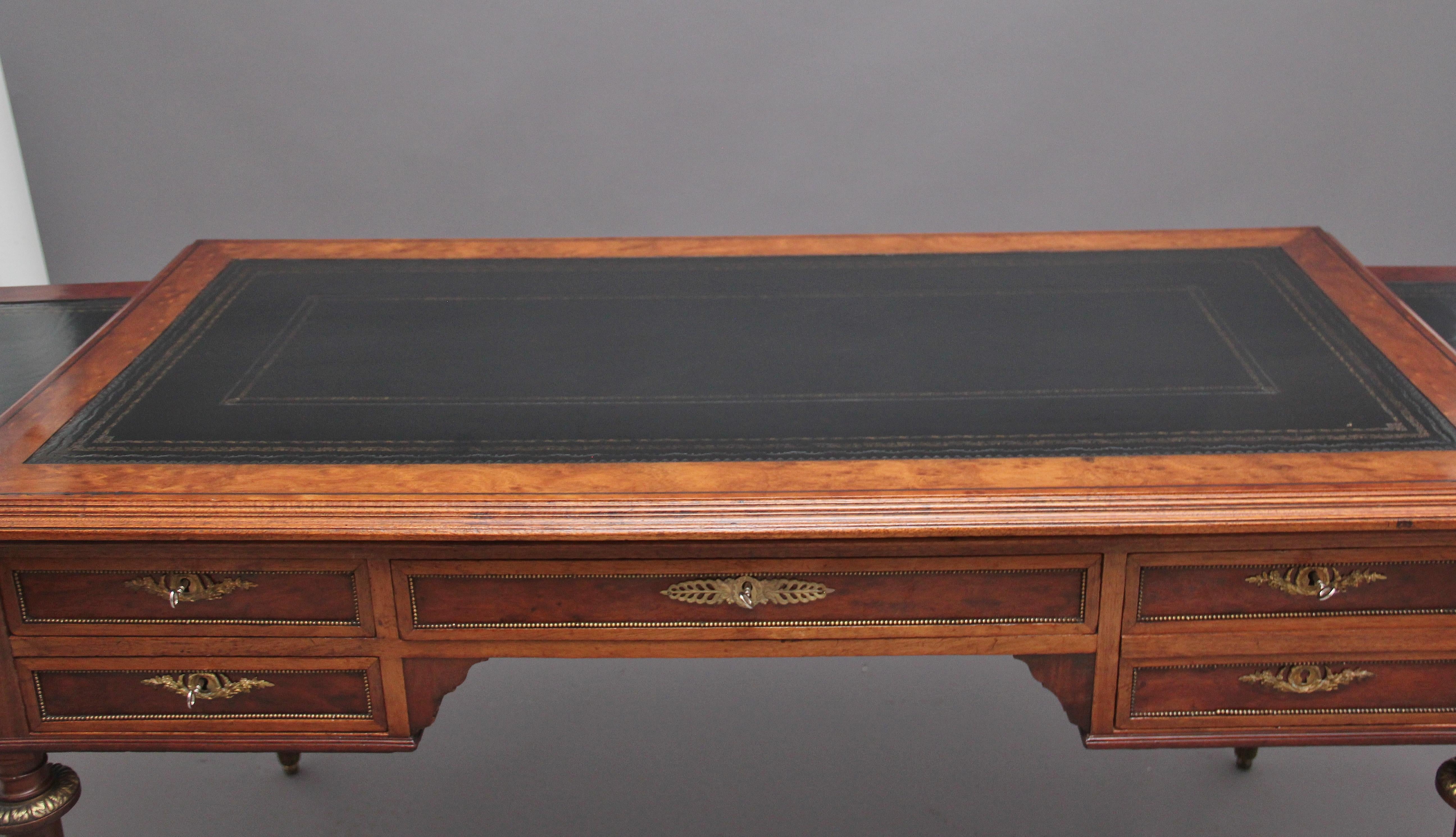 Late 19th Century 19th Century French Mahogany Directoire Writing Desk