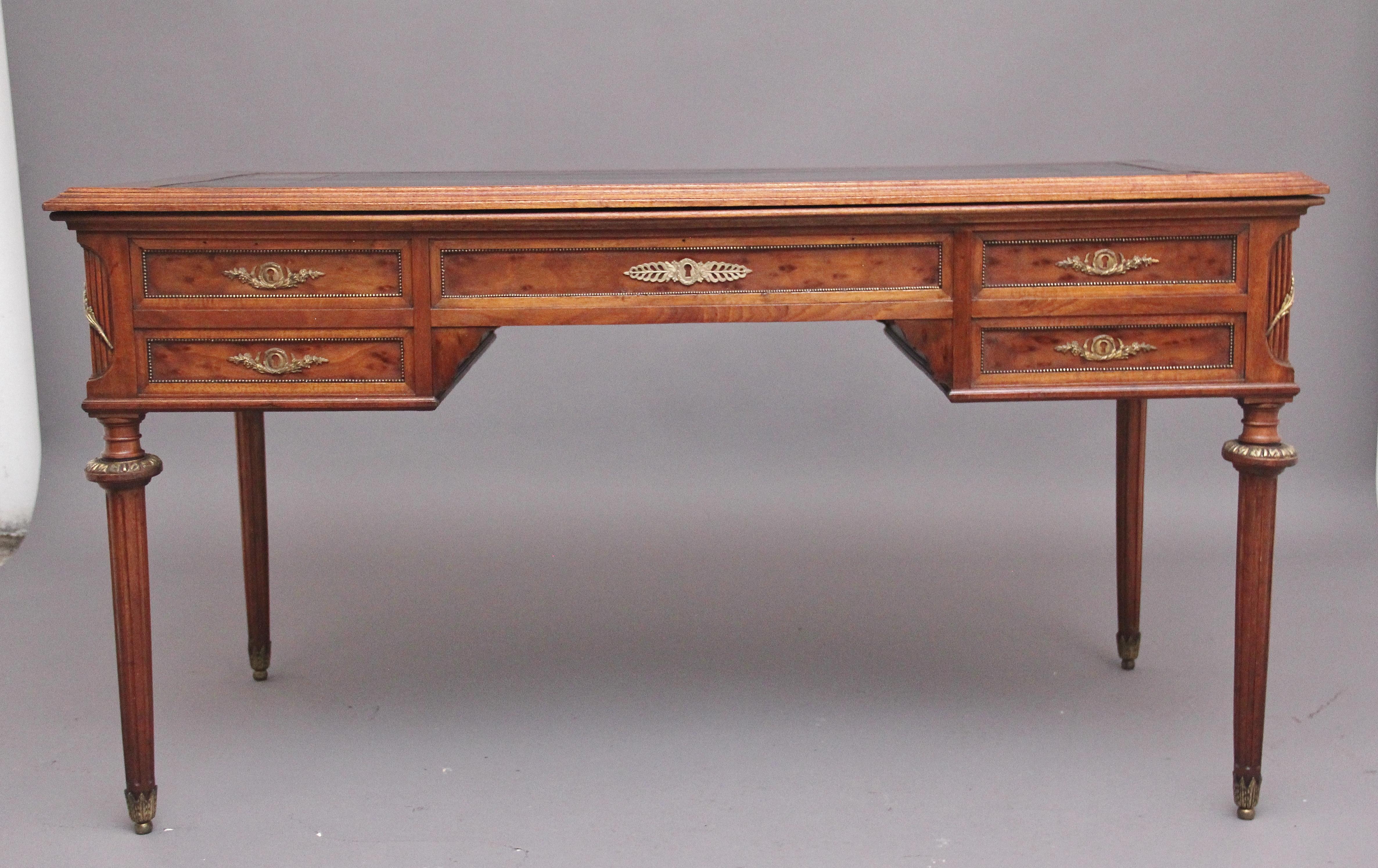 19th Century French Mahogany Directoire Writing Desk 5