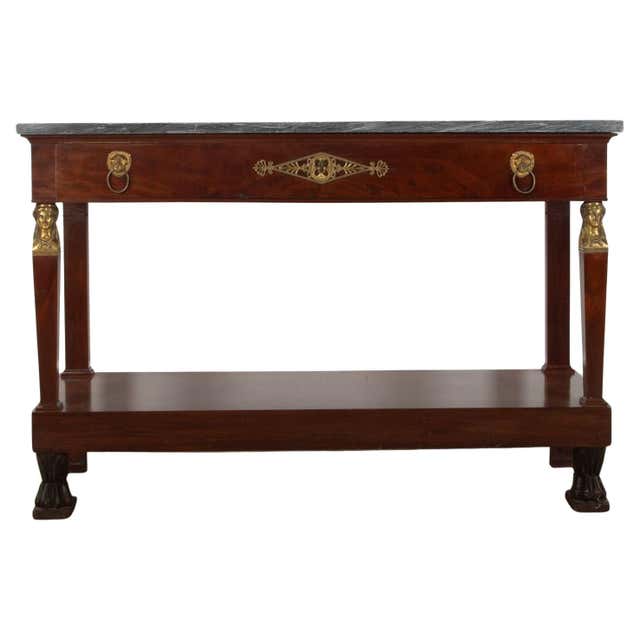 Hathaway's Furniture NY Mahogany Sheraton Style Console Table For Sale ...