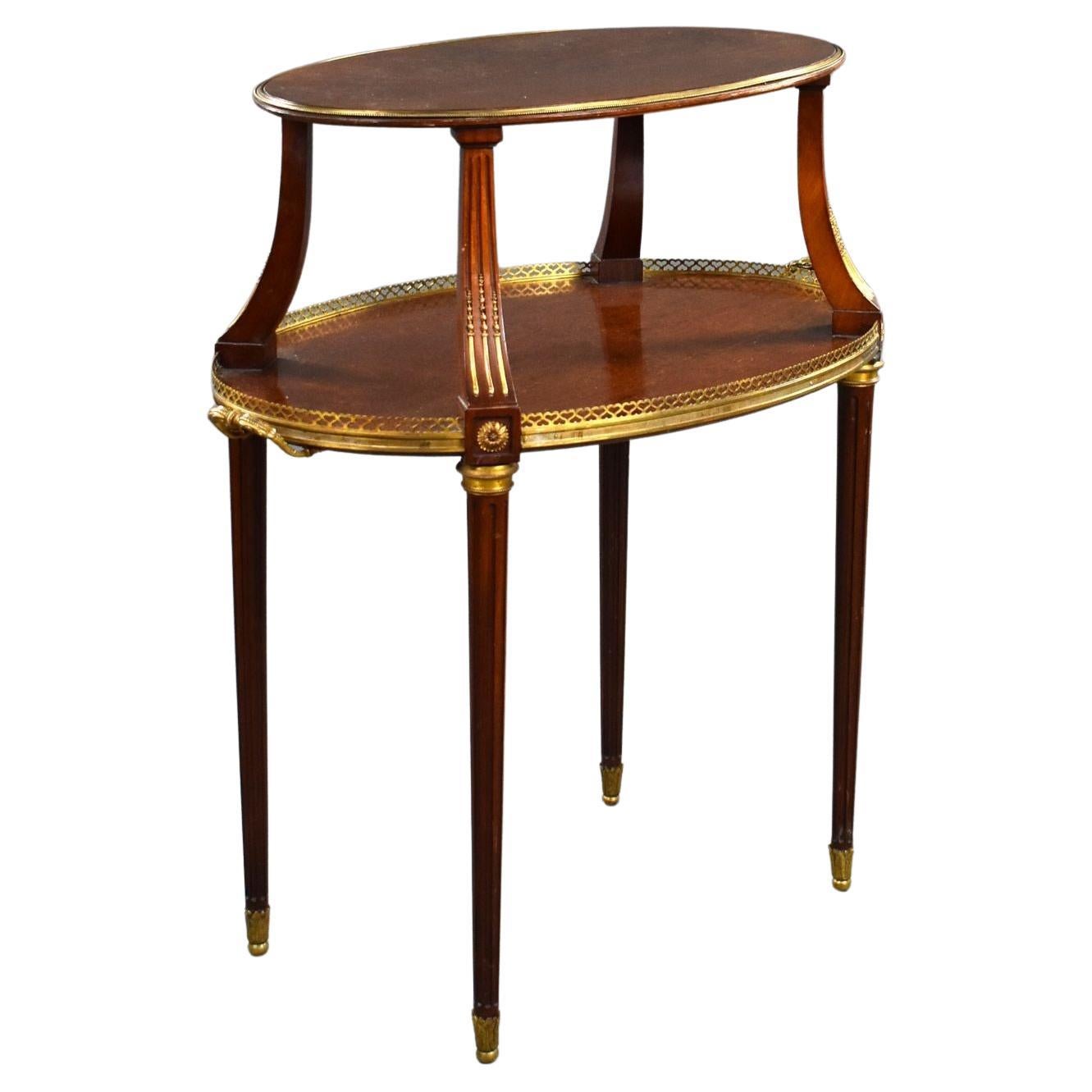 Etagere in mogano francese del XIX secolo