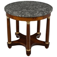 19th Century French Mahogany Gueridon or Center Table