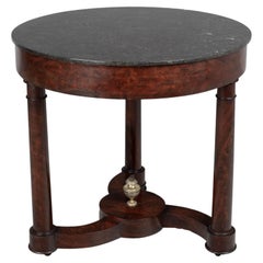 19th Century French Mahogany Gueridon or Game Table