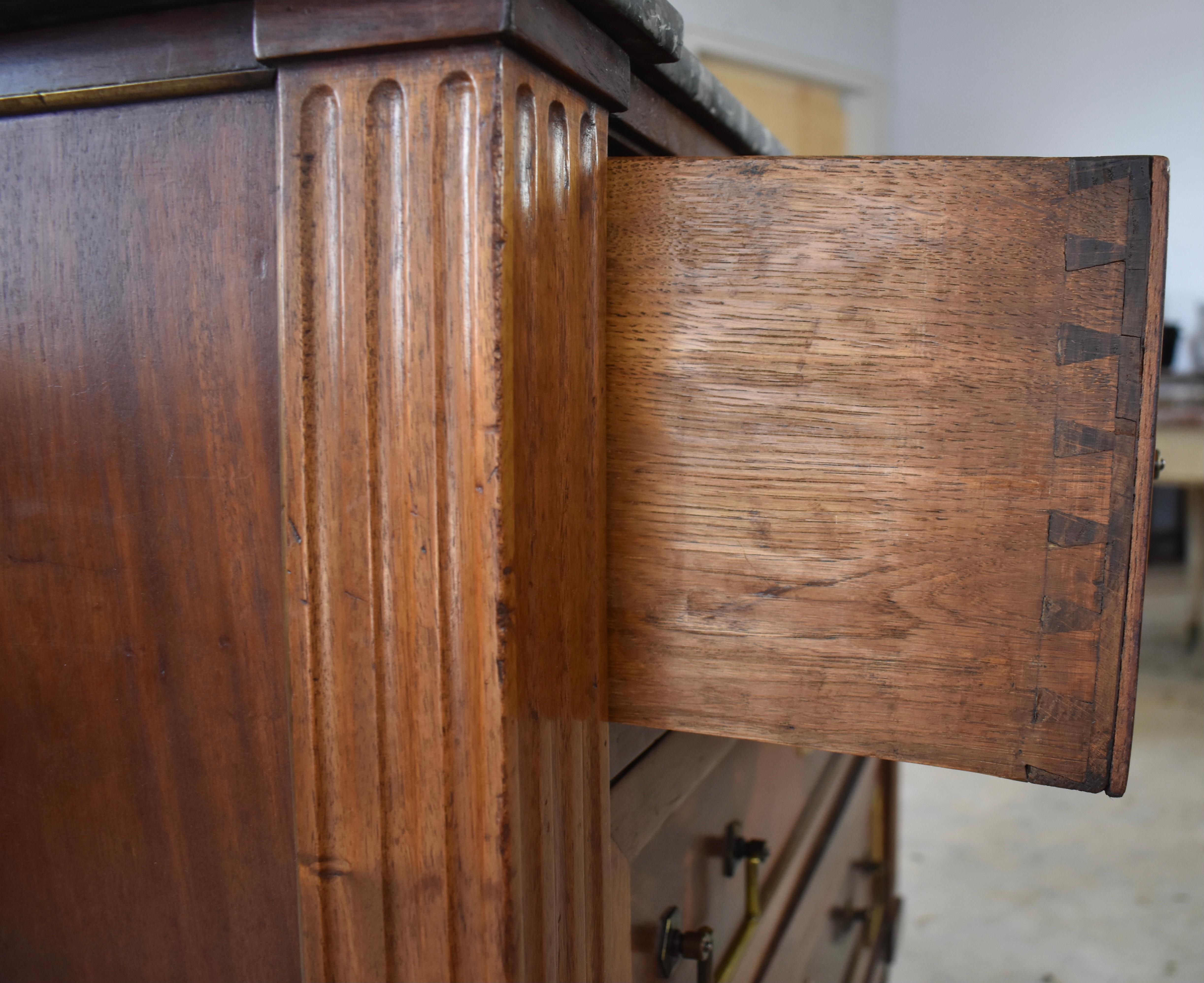 19th Century French Mahogany Louis XVI Commode 3