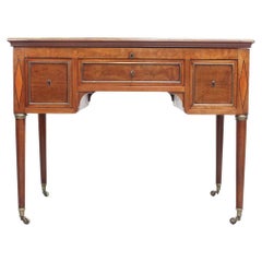 19th Century French Mahogany Poudreuse Dressing Table