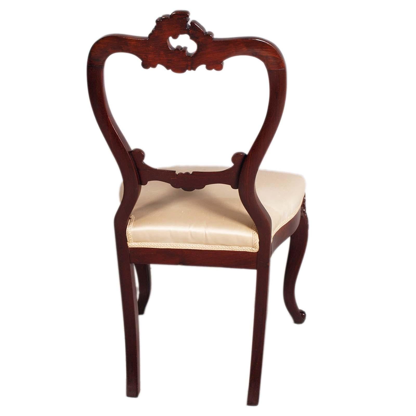 XIXe siècle Table française du 19ème siècle style Empire avec quatre chaises Louis Philippe en vente