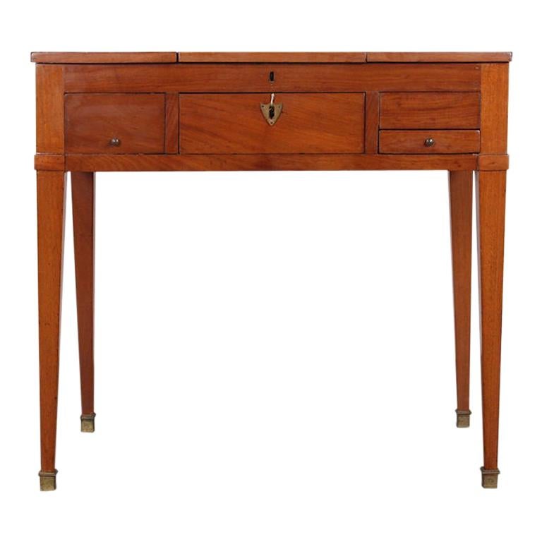 19th Century French Mahogany Vanity