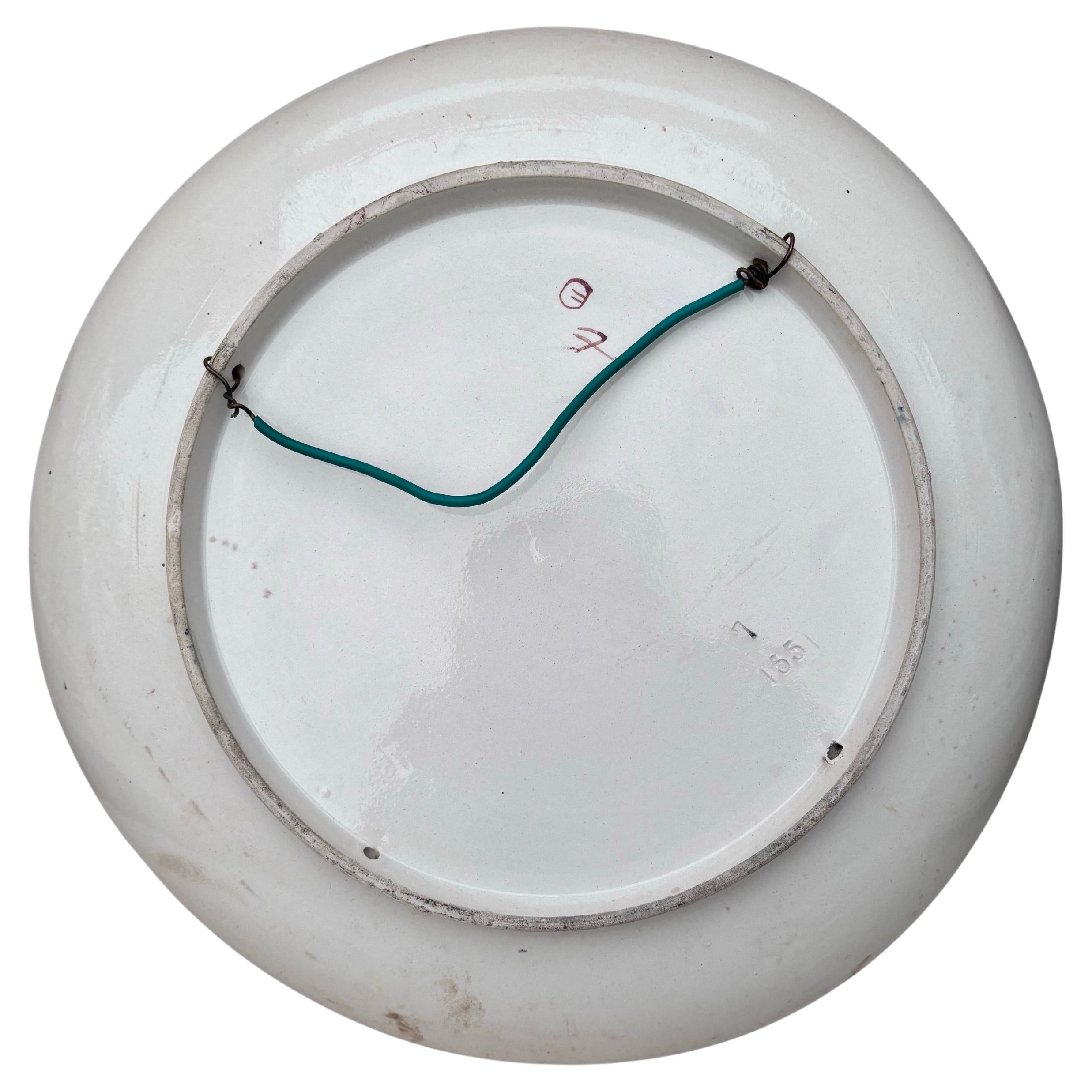 Fine XIX secolo Piatto da portata in maiolica francese del XIX secolo Mele a cinque Lille in vendita