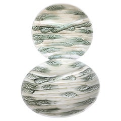 19th Century French Majolica Asparagus Choisy Le Roi