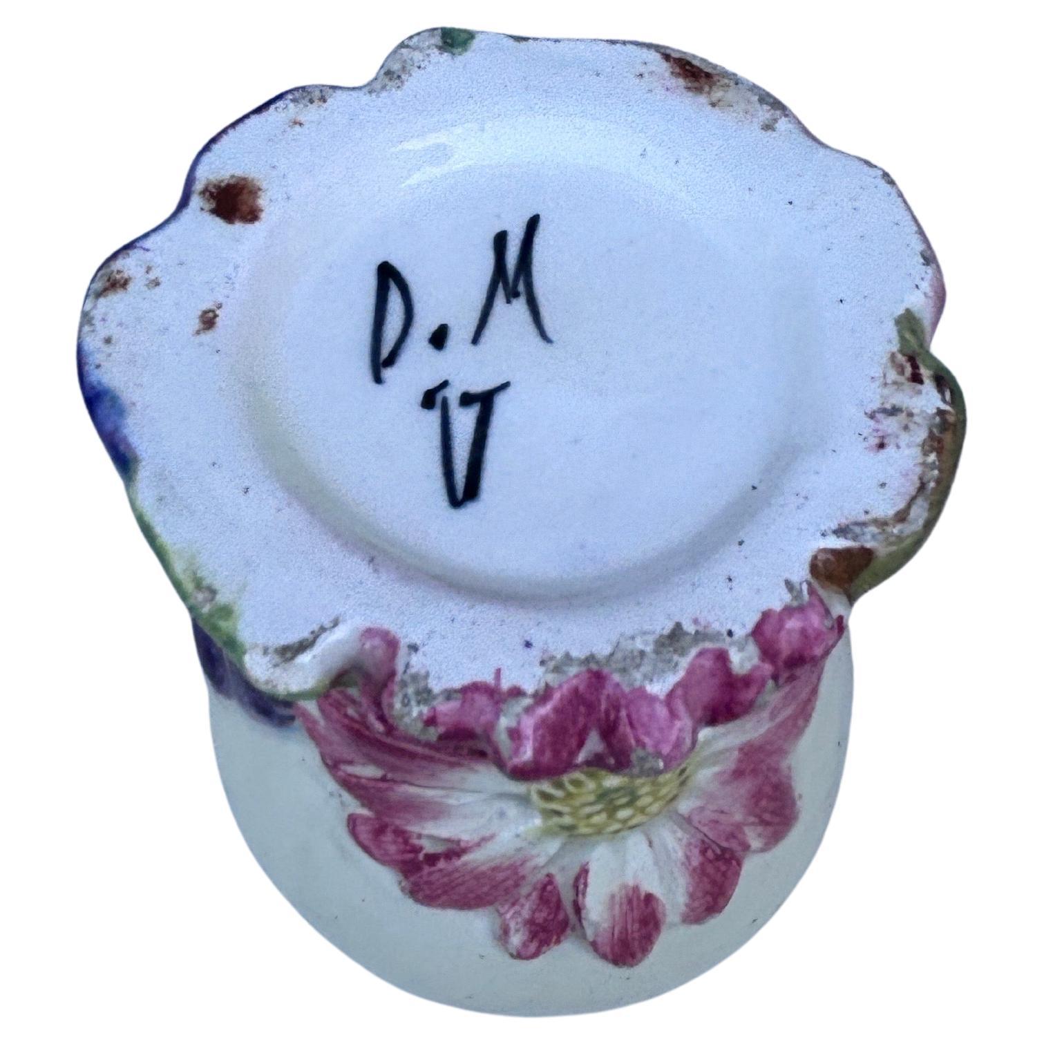 Vase à œufs Delphin Massier du 19ème siècle Bon état - En vente à Austin, TX