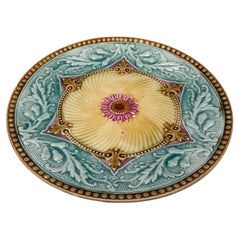 19th Century French Majolica Plate