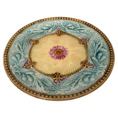 19th Century French Majolica Plate