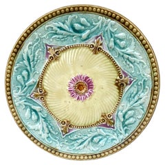 Used 19th Century French Majolica Plate