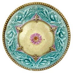 Antique 19th Century French Majolica Plate