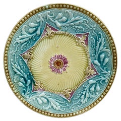 19th Century French Majolica Plate