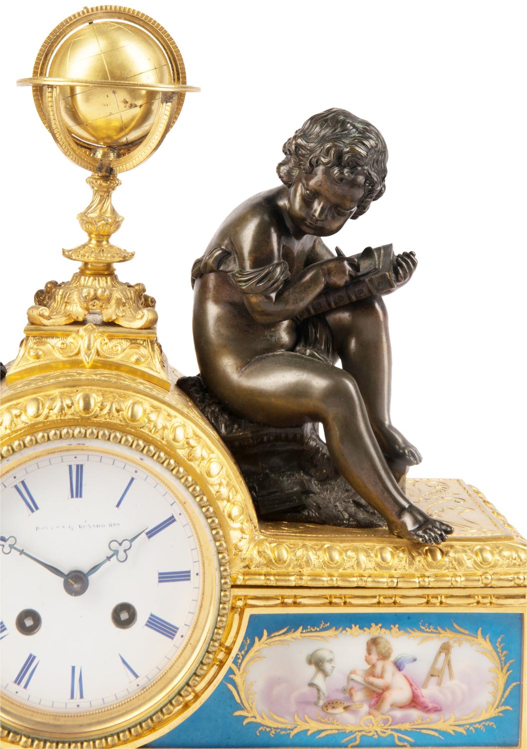 Louis XVI 19th Century French Mantel Clock