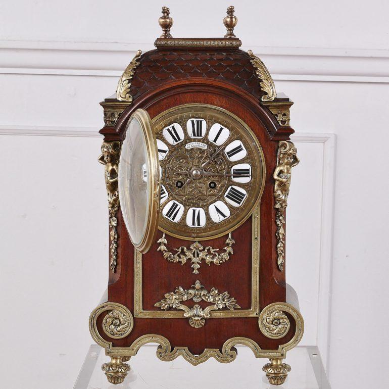 19th Century French Mantel Clock Ormolu Mounted Mantel 2