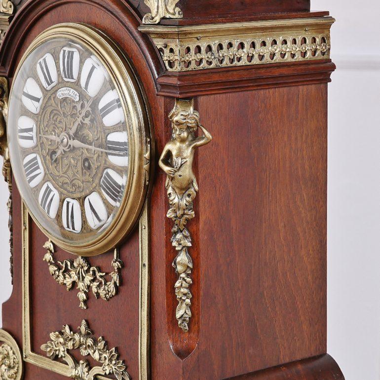 19th Century French Mantel Clock Ormolu Mounted Mantel 3