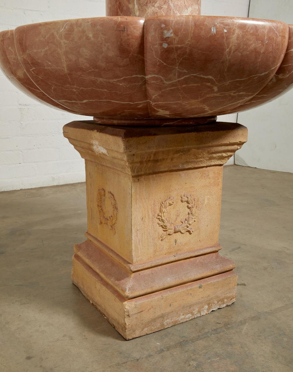 19th Century French Marble and Bronze Fountain In Good Condition For Sale In Essex, MA