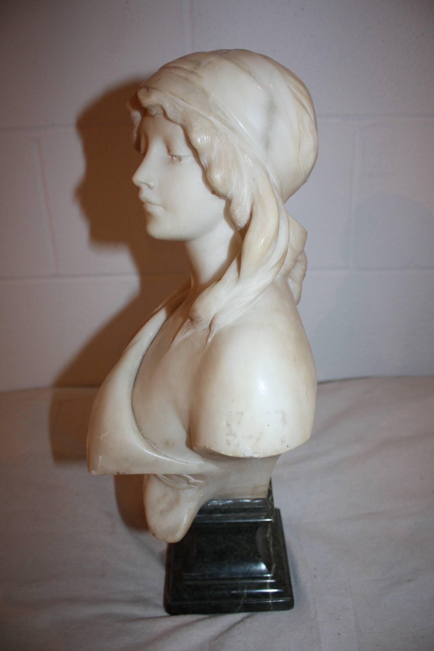 19th Century French Marble Bust 2