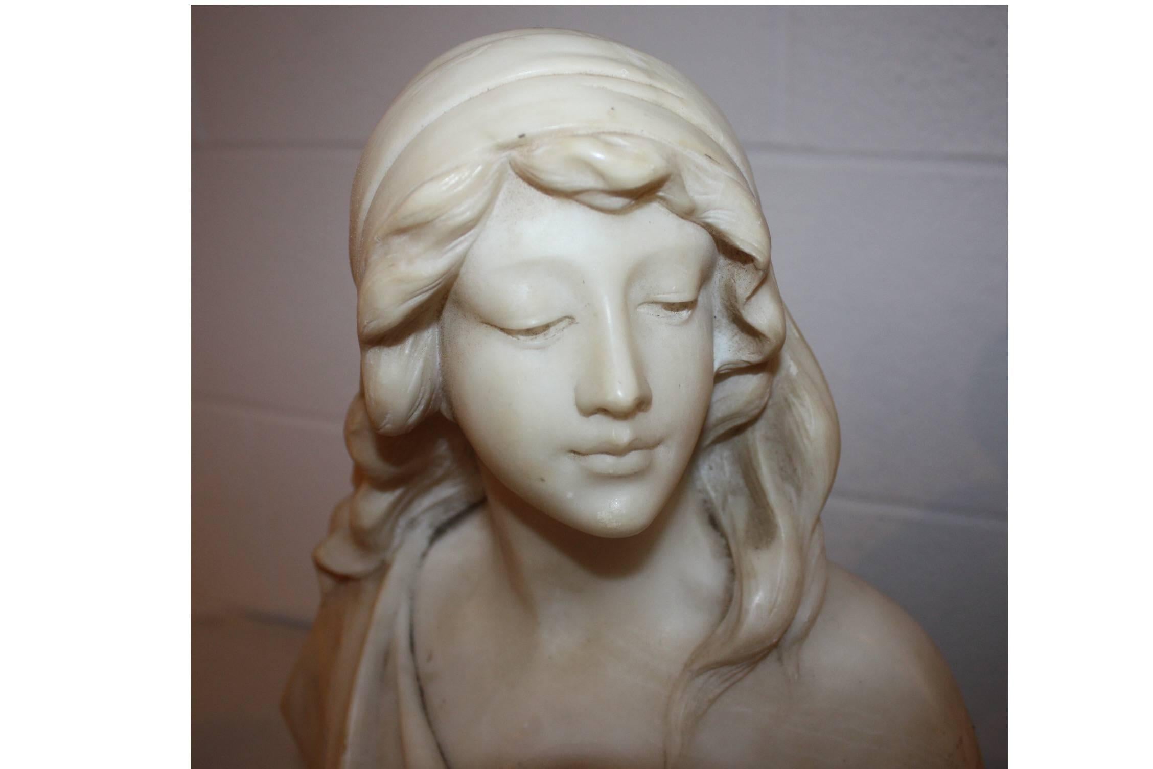 19th Century French Marble Bust 3