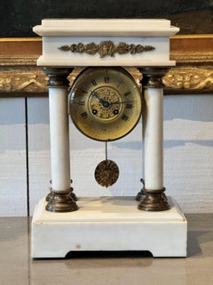 19th Century French Marble Mantle Clock