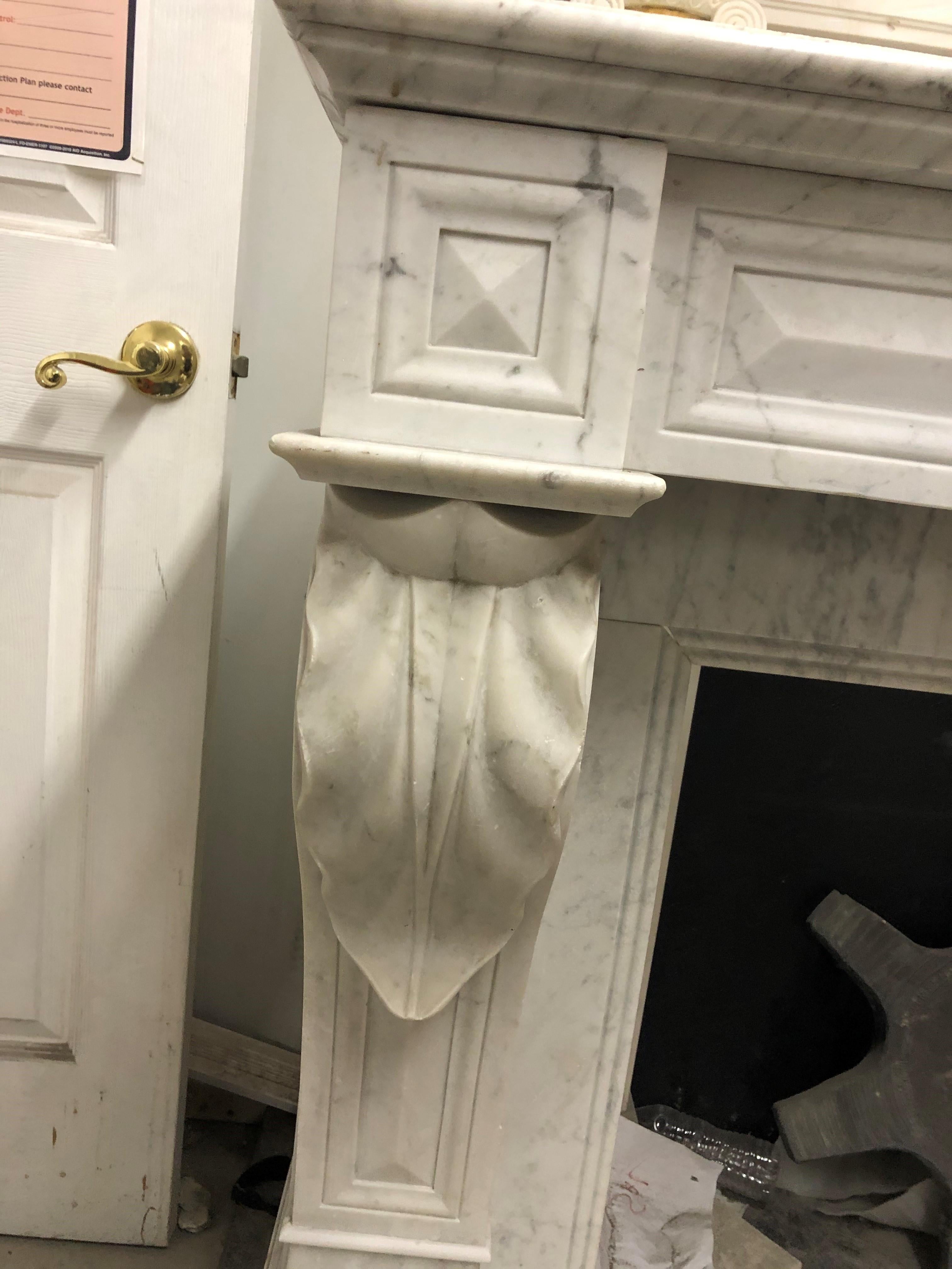 19th Century French Marble Mantle 2