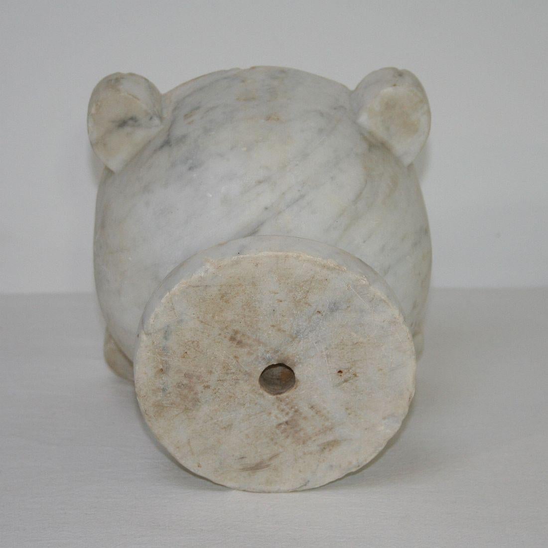 19th Century French Marble Mortar 1