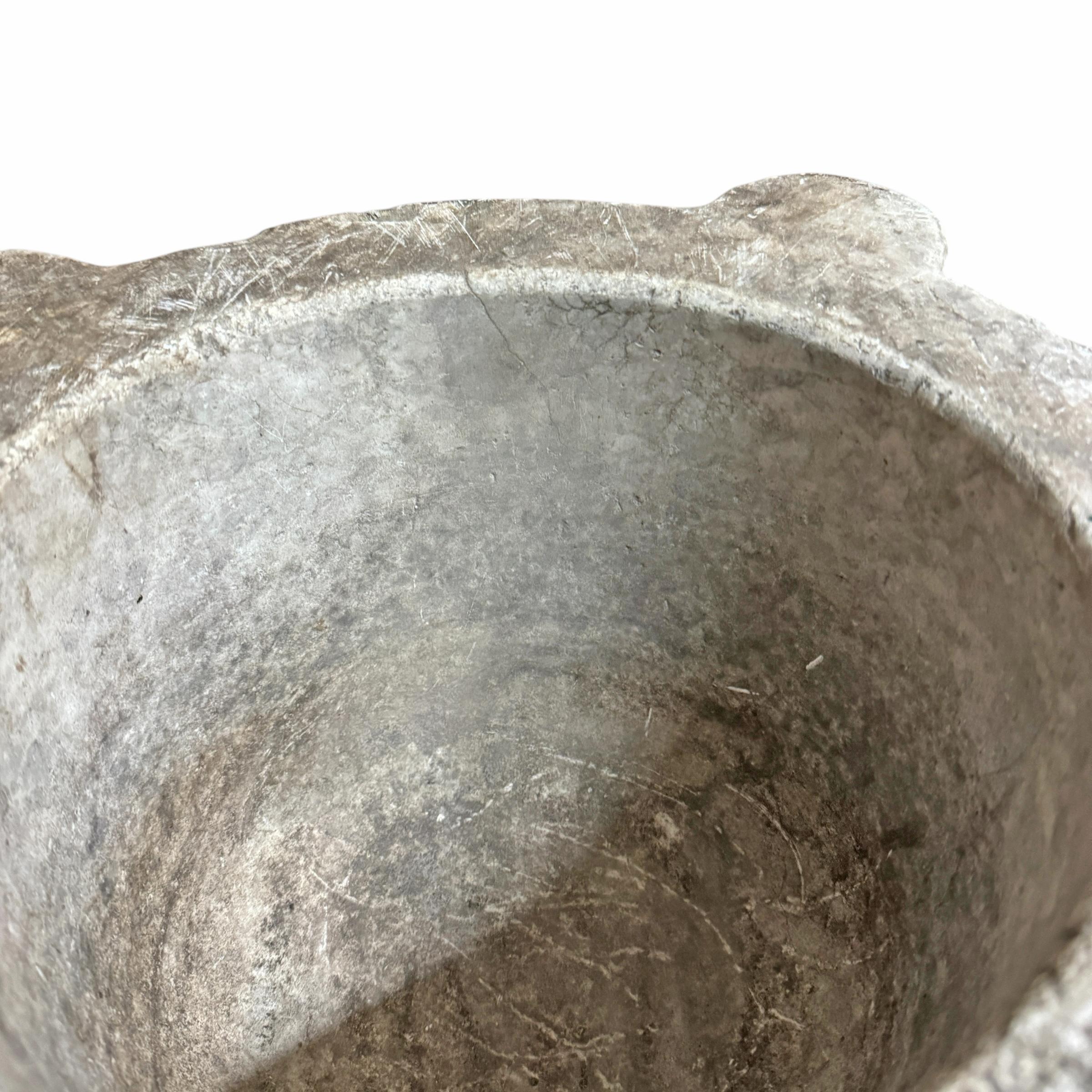 Marmo Mortaio di marmo francese del XIX secolo in vendita