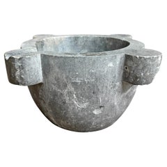 19th Century French Marble Mortar