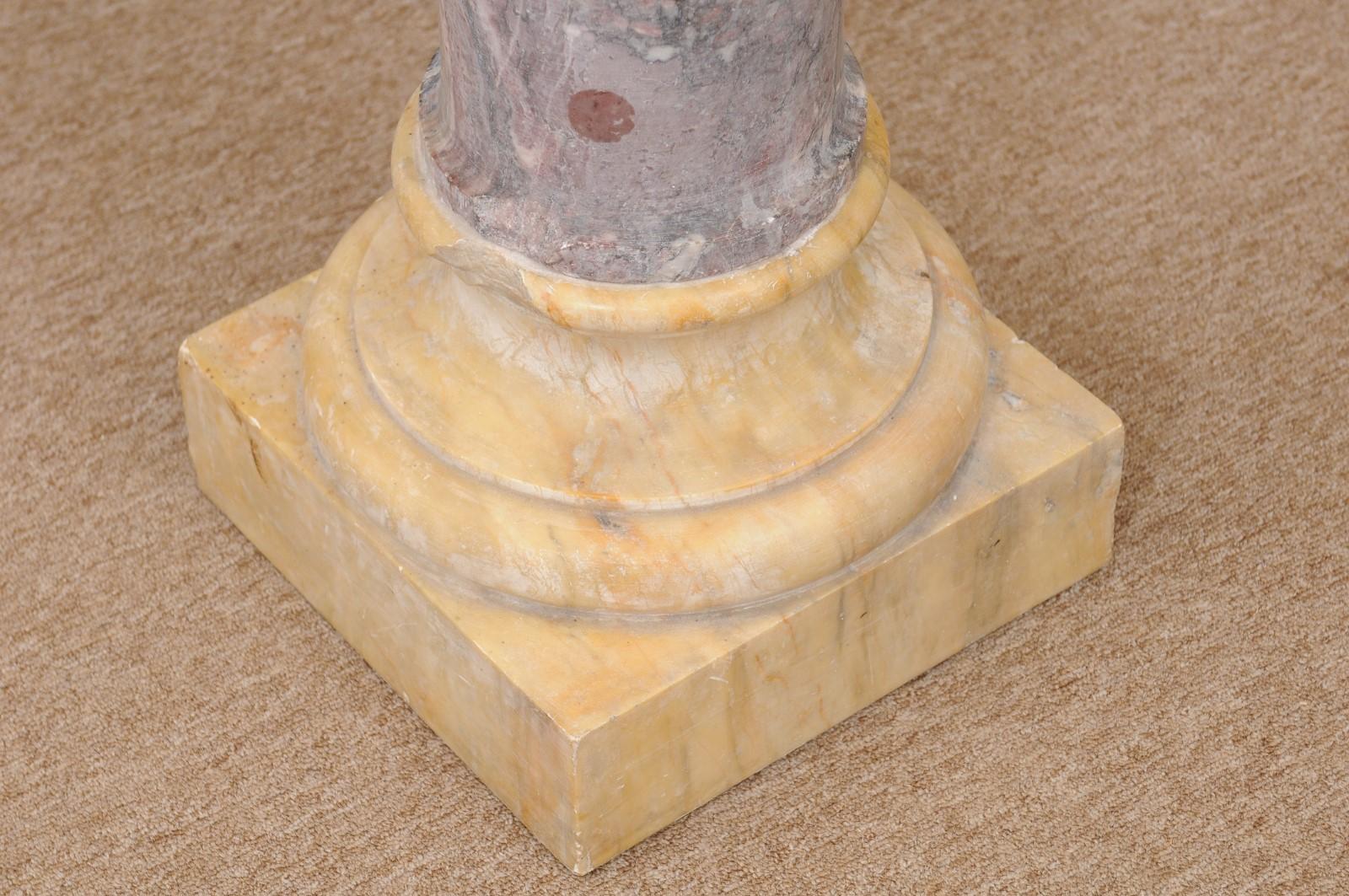 19th Century French Marble Pedestal For Sale 8