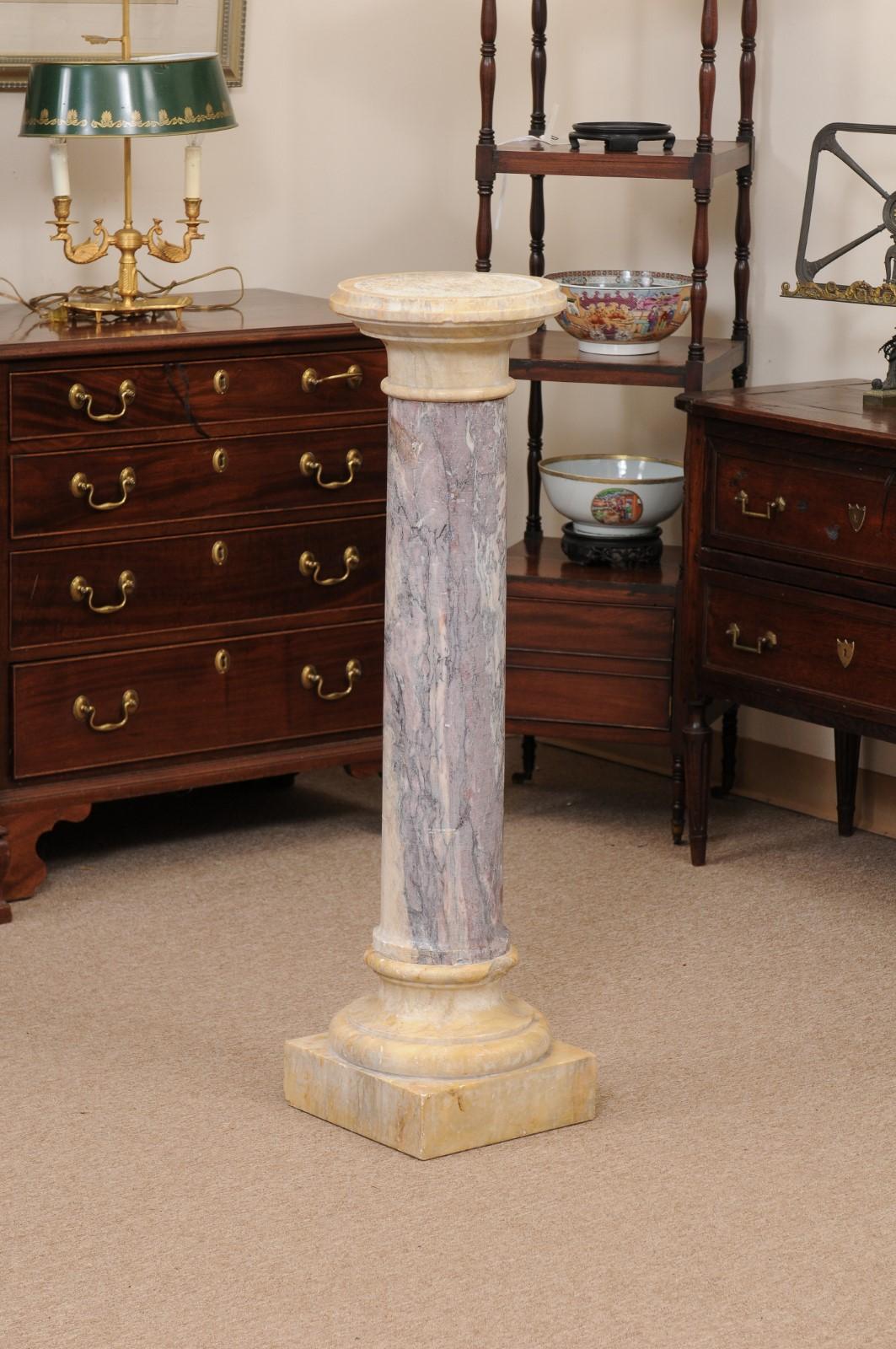 19th Century French Marble Pedestal For Sale 10