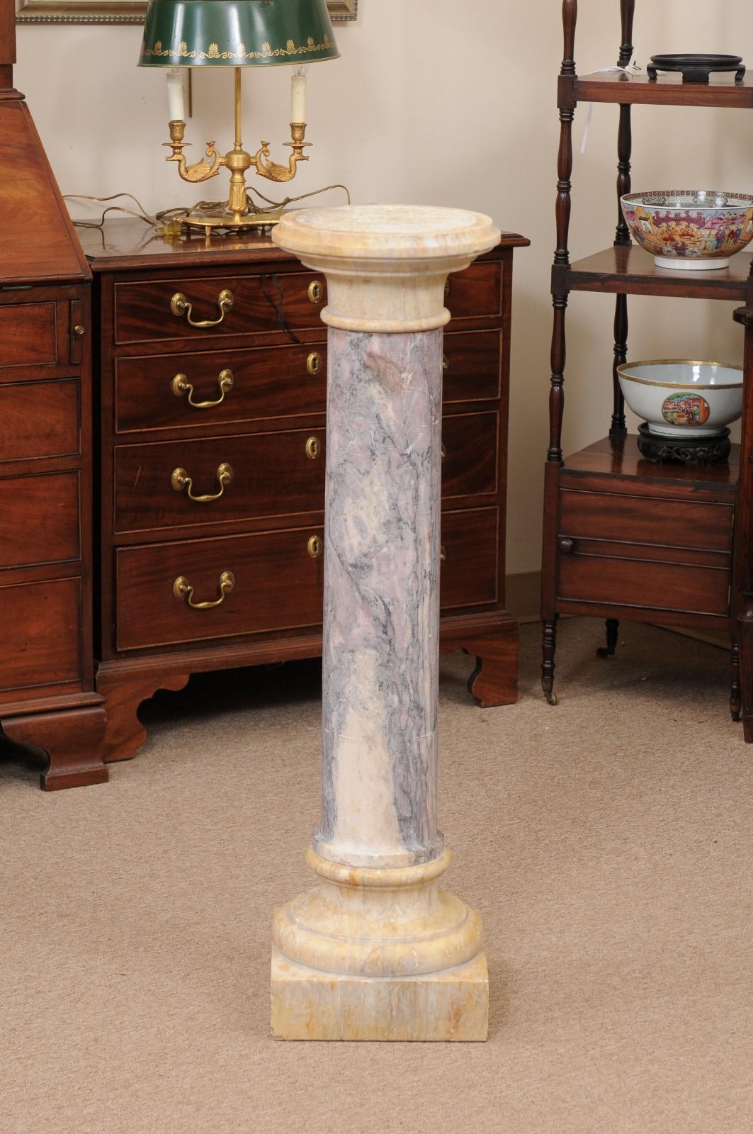 19th Century French Marble Pedestal For Sale 11