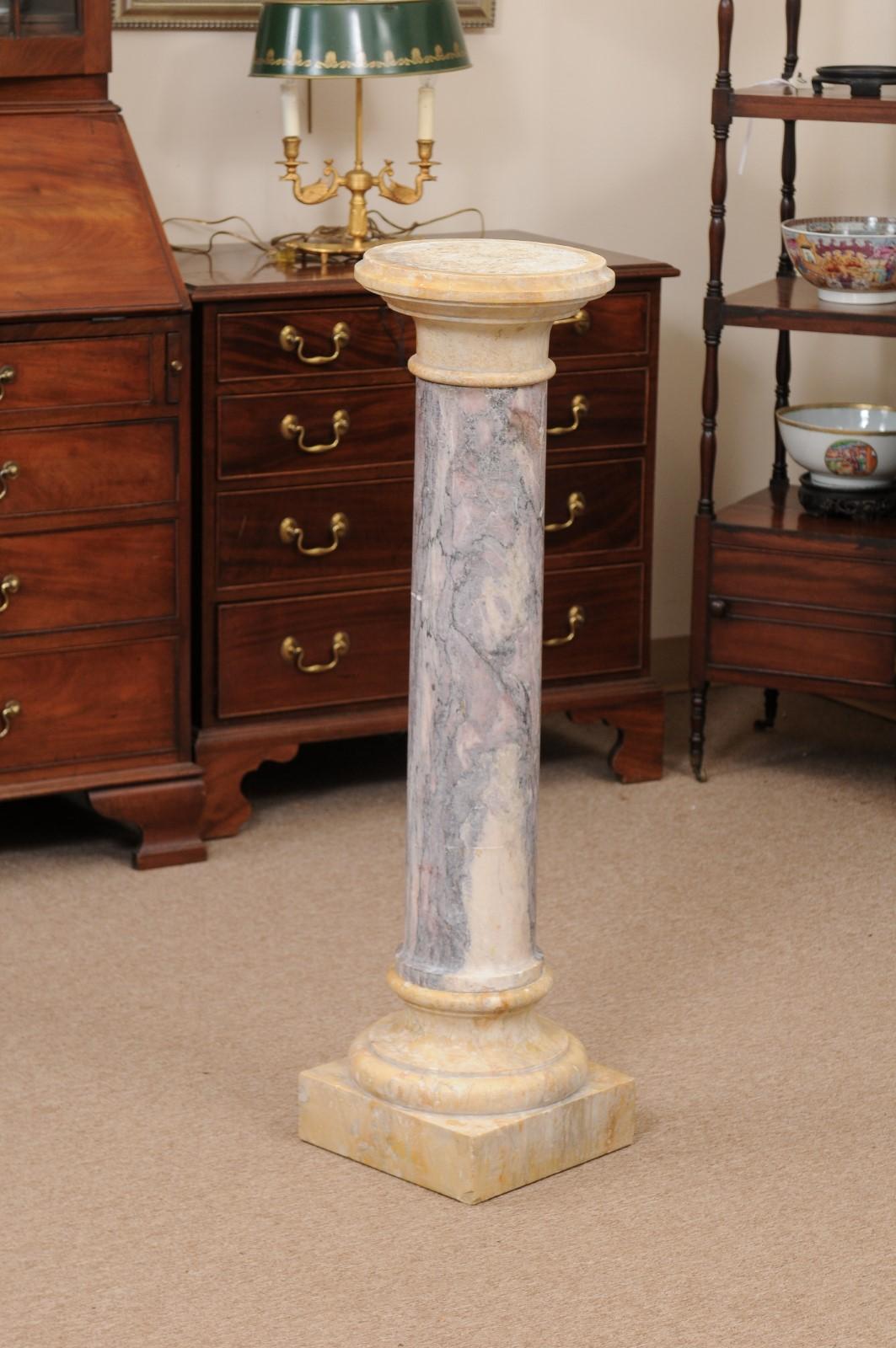 19th Century French Marble Pedestal For Sale 12