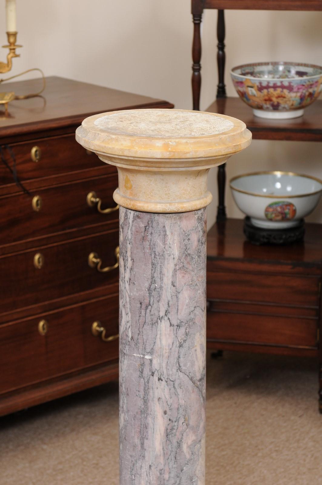 19th Century French Marble Pedestal For Sale 2