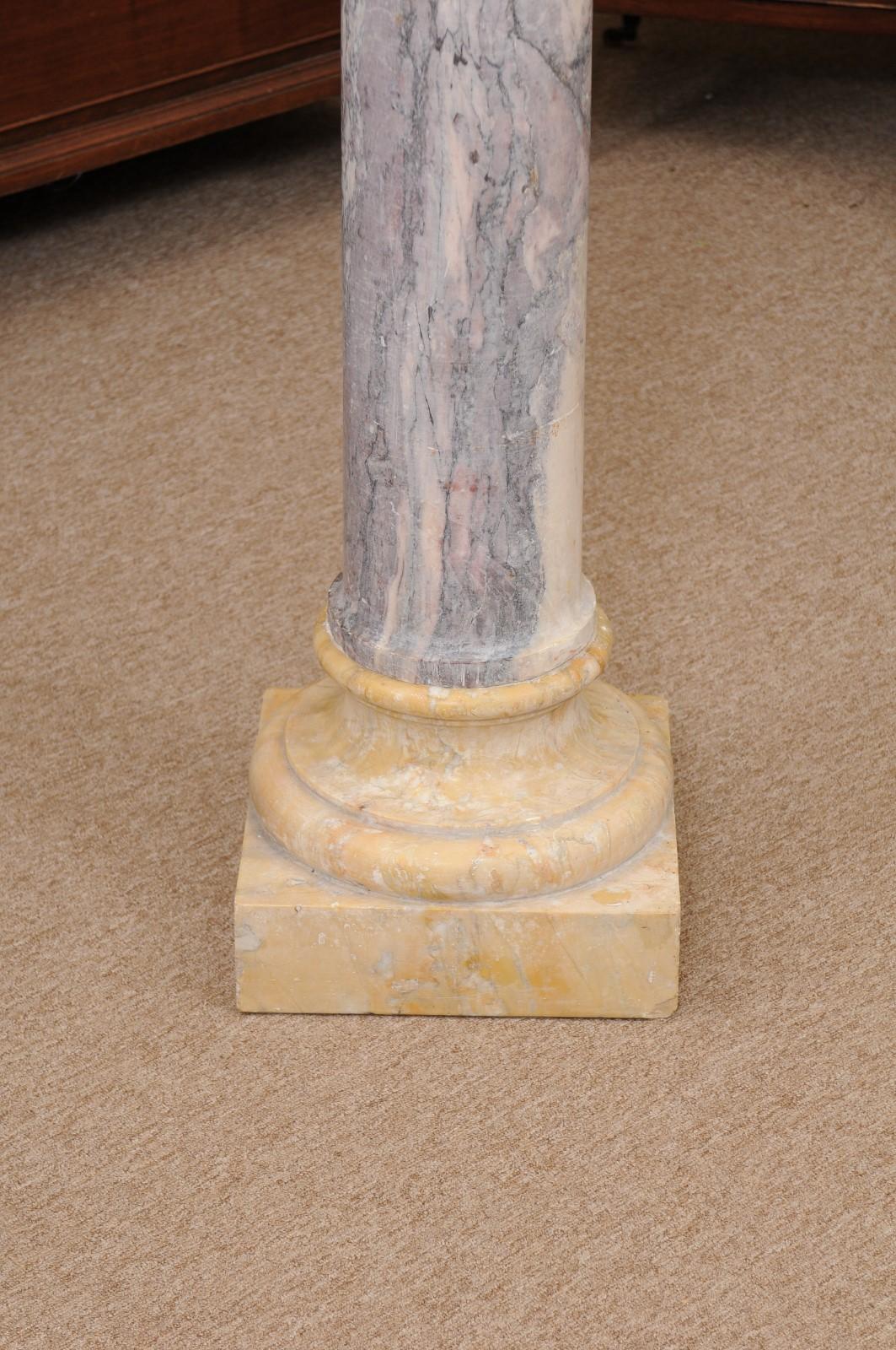19th Century French Marble Pedestal For Sale 3
