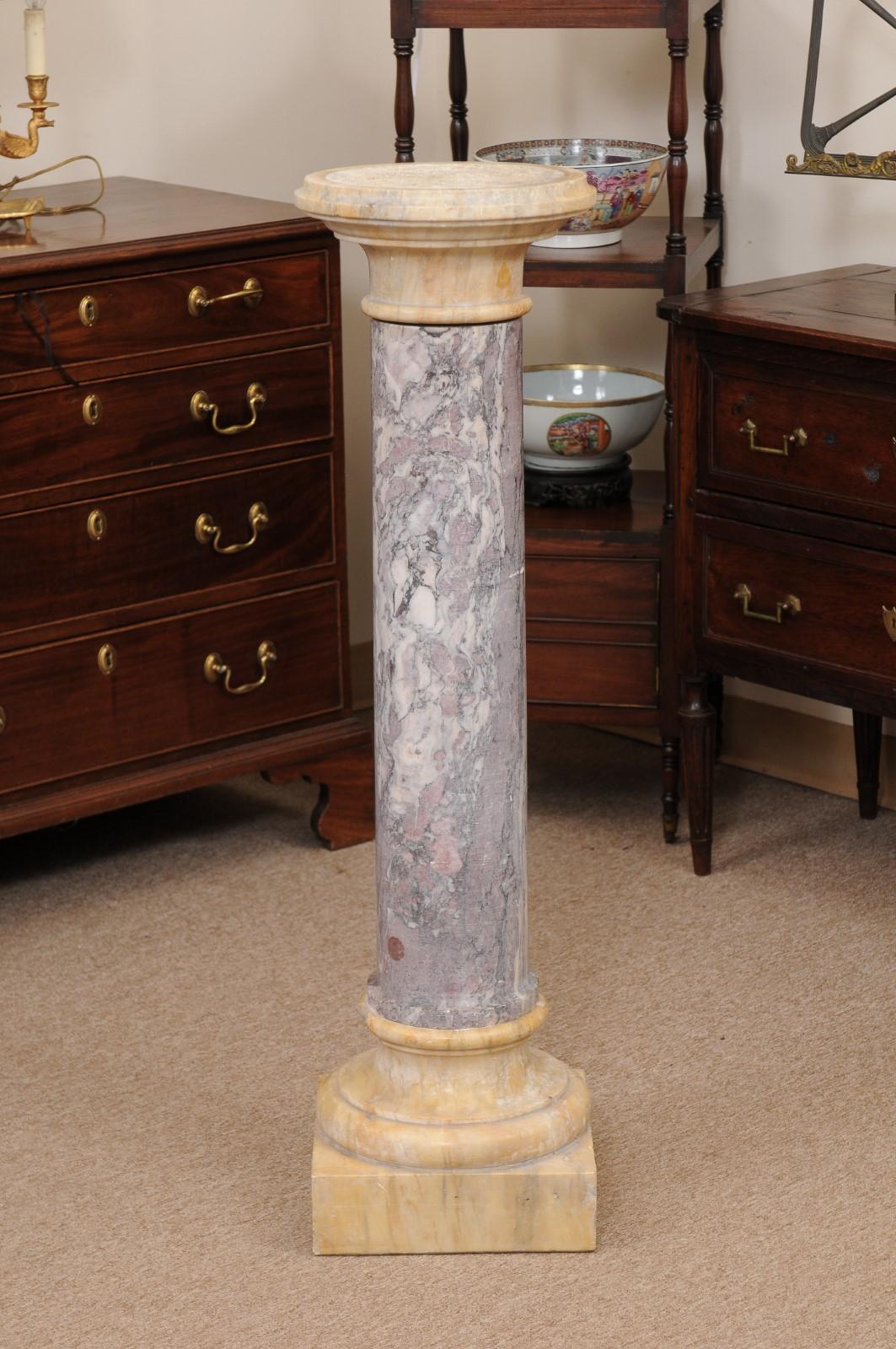 19th Century French Marble Pedestal For Sale 6