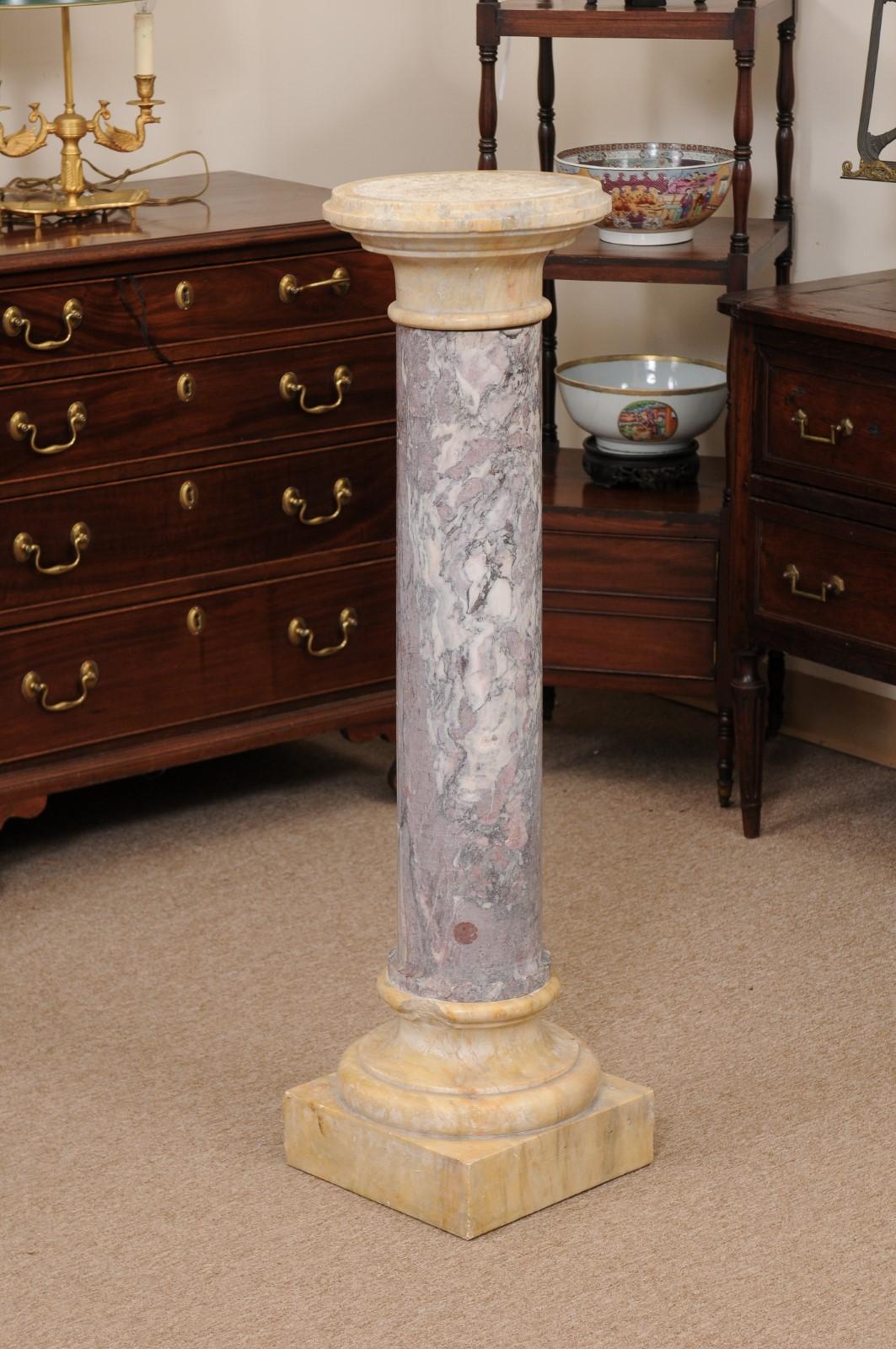 19th Century French Marble Pedestal For Sale 7