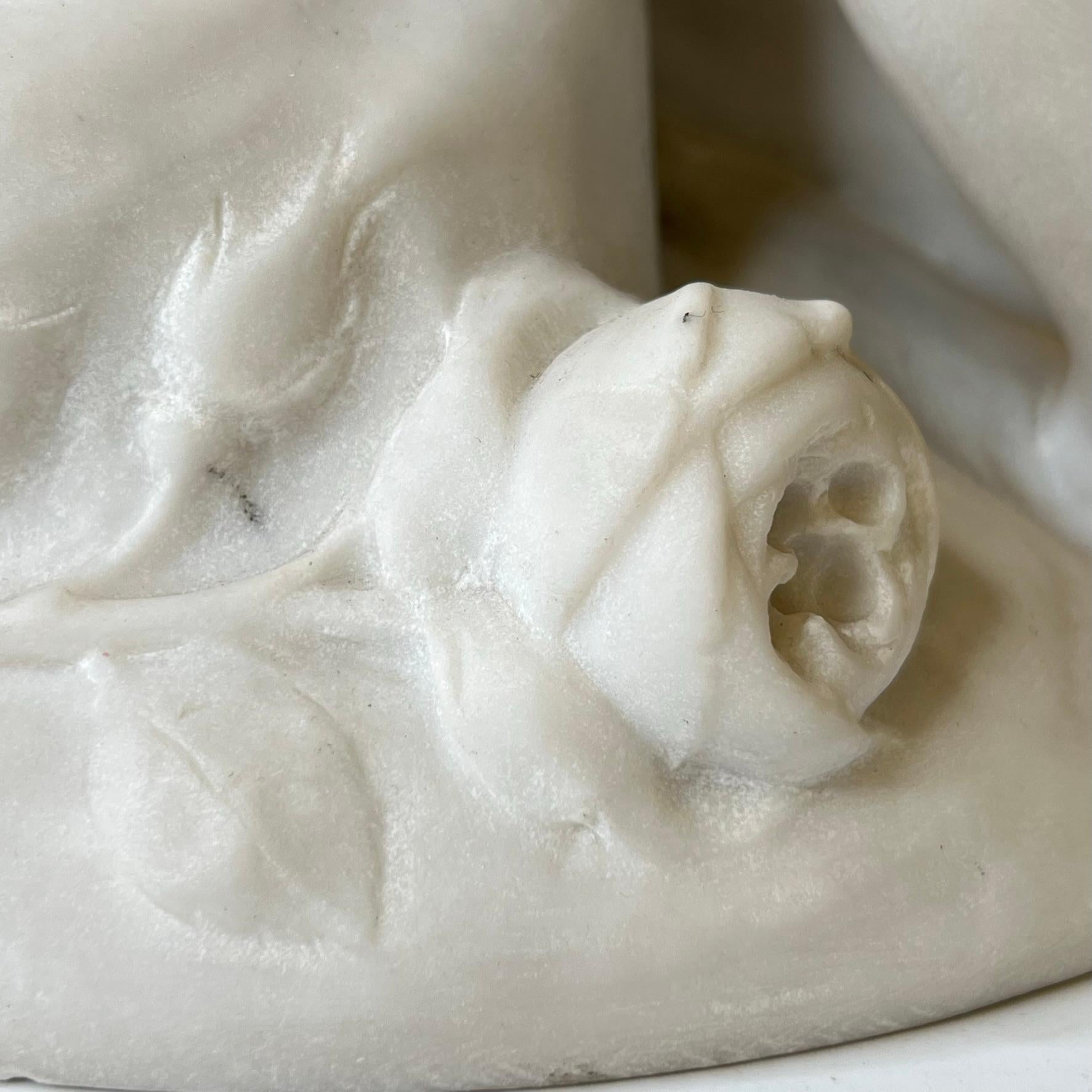 19. Jahrhundert Französische Marmorstatue Amor nach Étienne Maurice Falconet 3