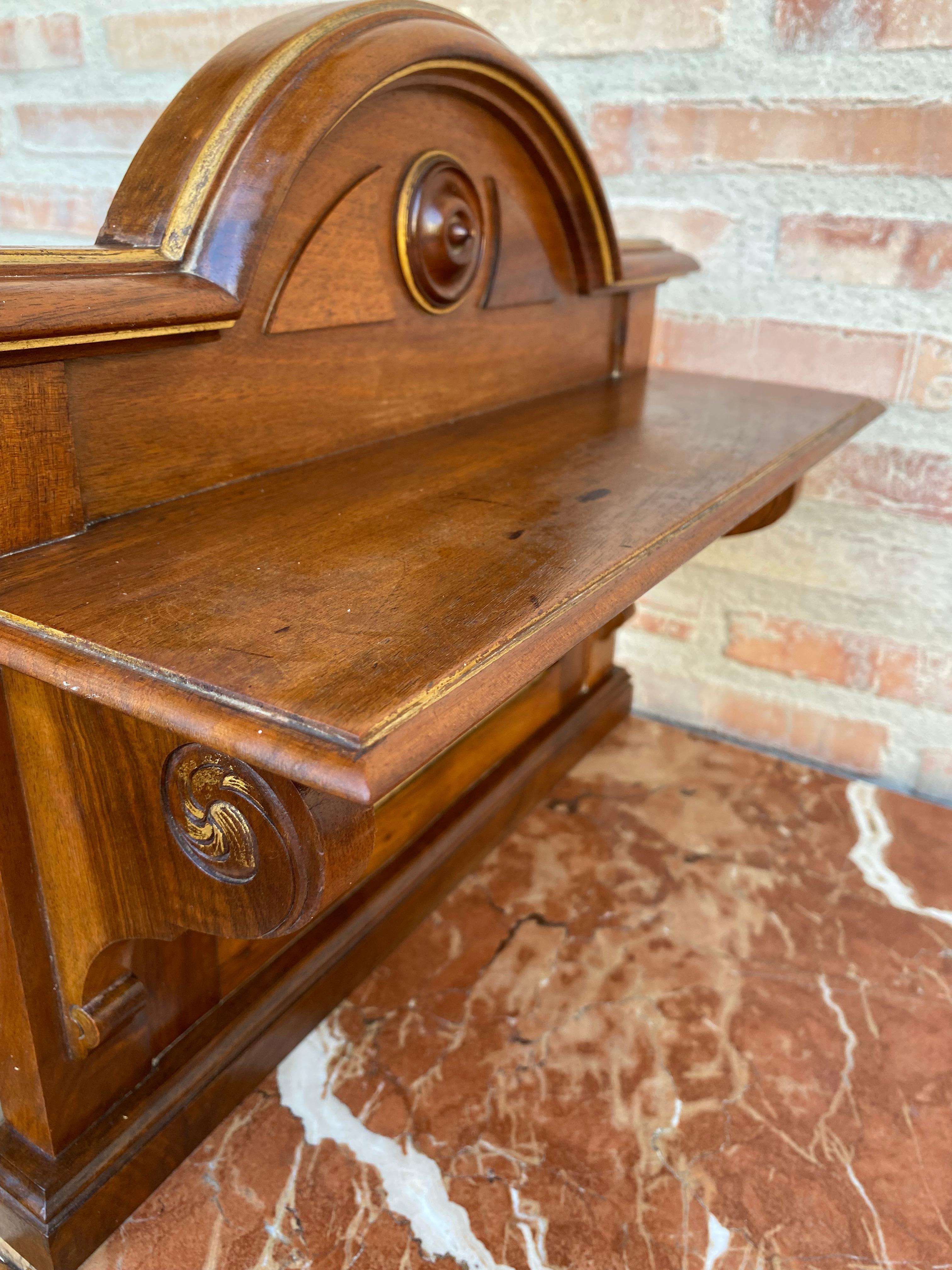 19th Century French Marble Top Bedside Tables, 1890s, Set of 2 For Sale 7